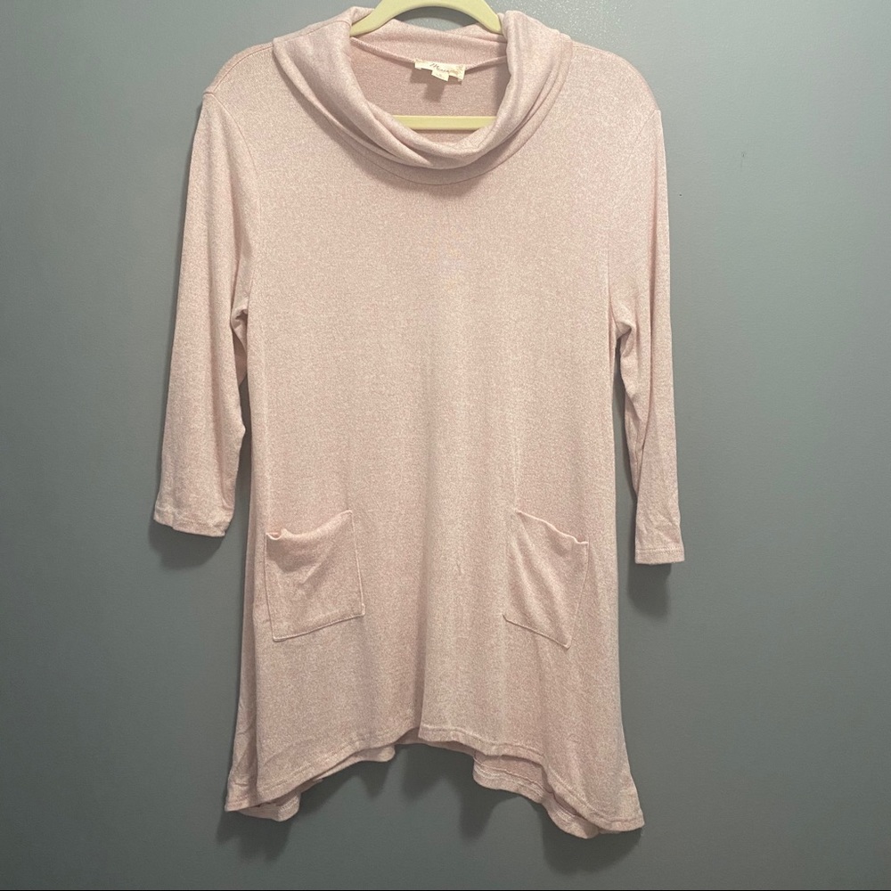 Misia cowl neck tunic with pockets